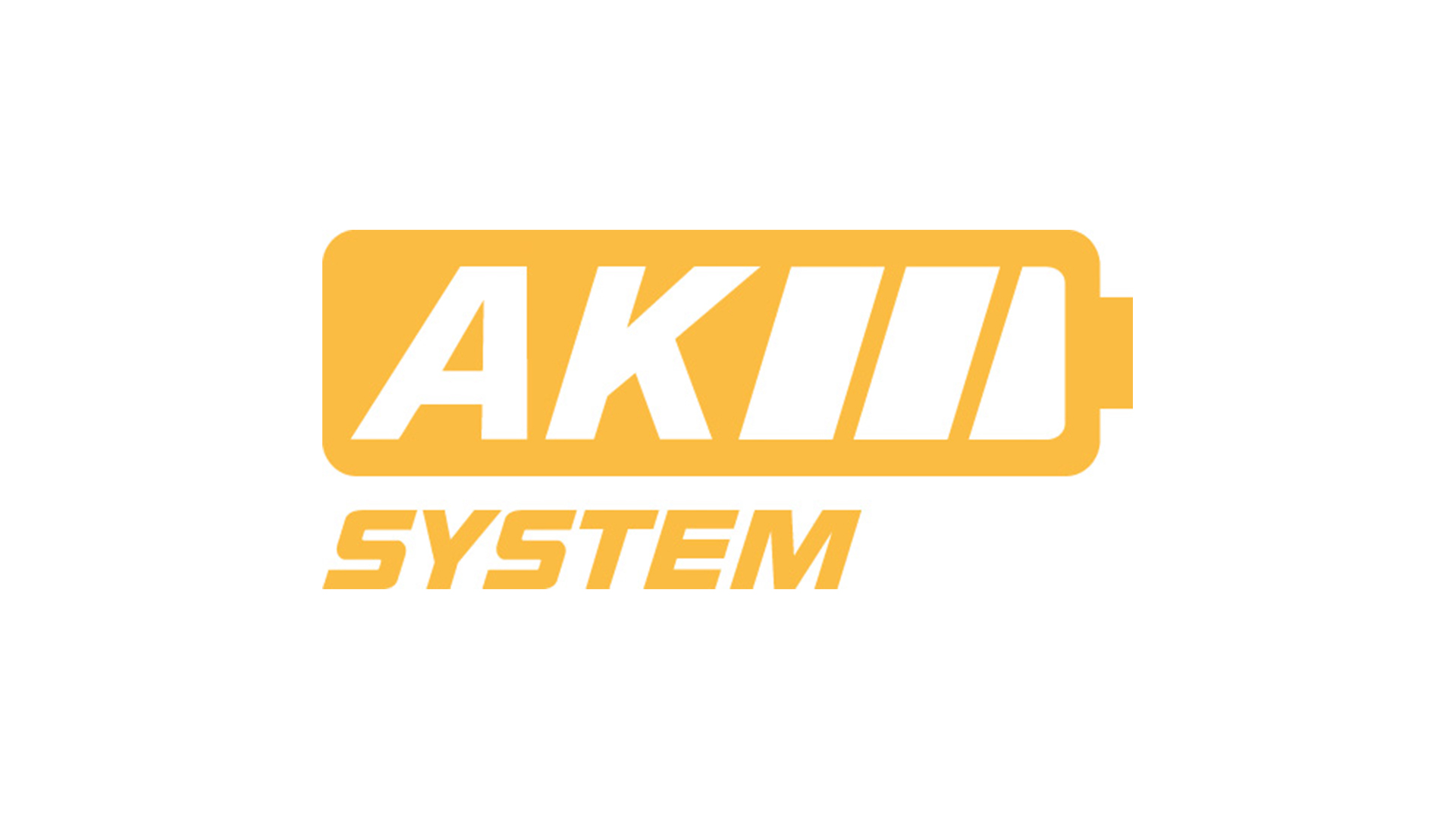 Ícone de bateria cor de laranja para o sistema STIHL AK